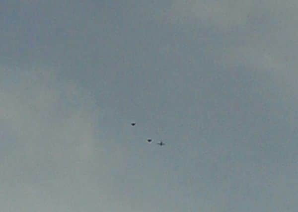 The planes over South Wales. Photograph by Hatton Willow.