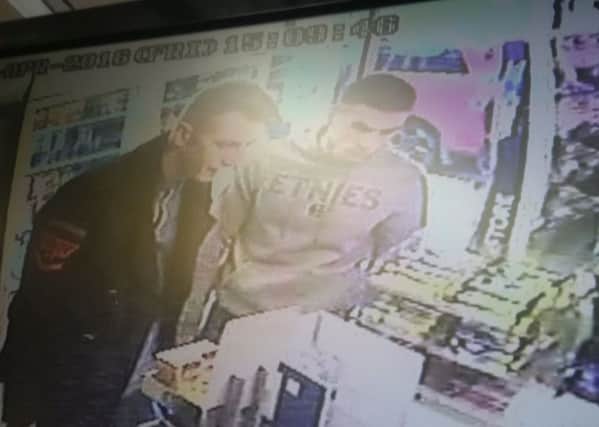 These two men are being sought as potential witnesses to a burglary in East Park Parade, Northampton