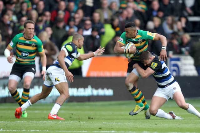 Luther Burrell tried to put the pressure on Bath