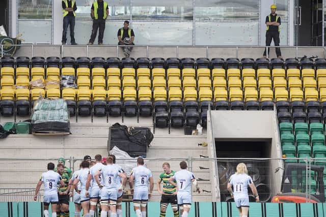 Saints faced Worcester in a behind-closed-doors friendly a week before the season started