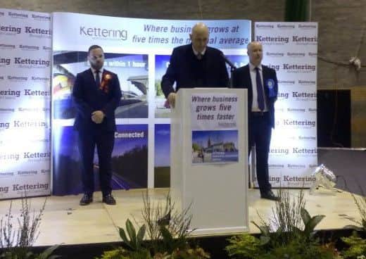 Stephen Mold is declared the new Northants Police and Crime Commissioner