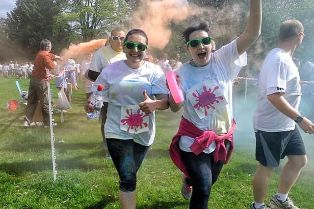 Cynthia Spencer Colour Run at Castle Ashby Gardens
