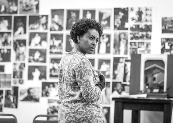 Adjoa Andoh in rehearsals for Soul