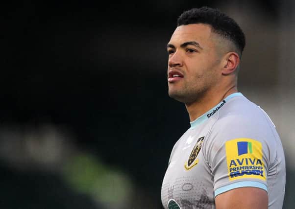 Luther Burrell scored on his England comeback (picture: Sharon Lucey)