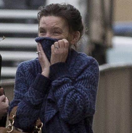 Susan Aucott appearing at Northampton Crown Court at a previous hearing. Photo by SWNS.