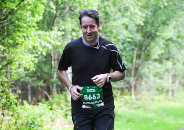 Steve Brooks running the Clumber Park Trailblazer Half-Marathon