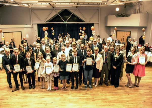 The winners of the 2015 Daventry District Sports Awards