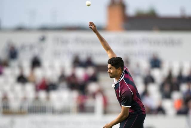Moin Ashraf took three wickets on his Northants debut