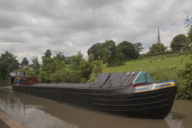 Historic boats steam around Braunston on Sunday during the boat parade. Photos by Michael Green