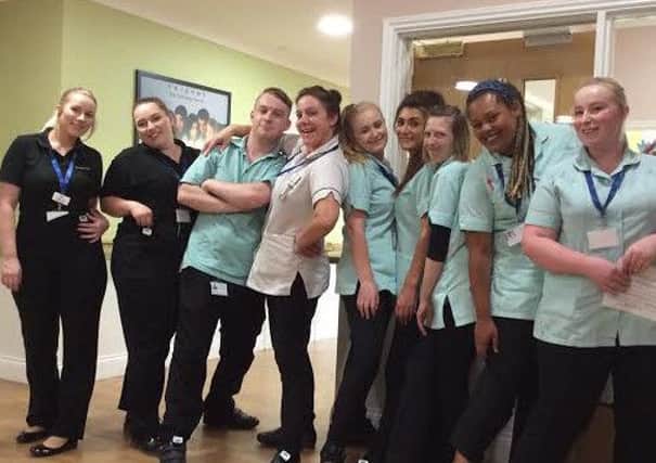 Staff at Badby Park care home have taken part in a step challenge.