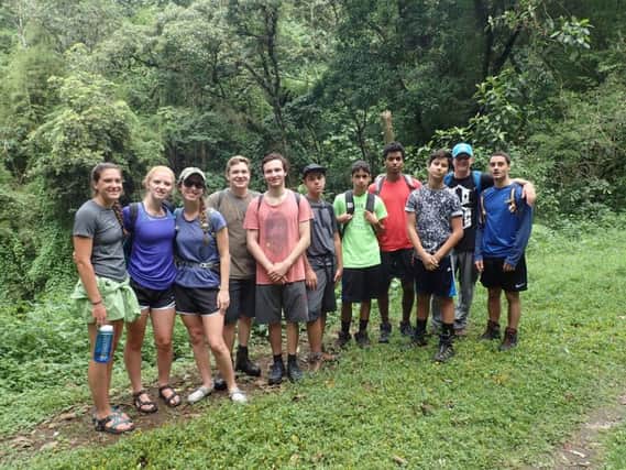 The team in Costa Rica