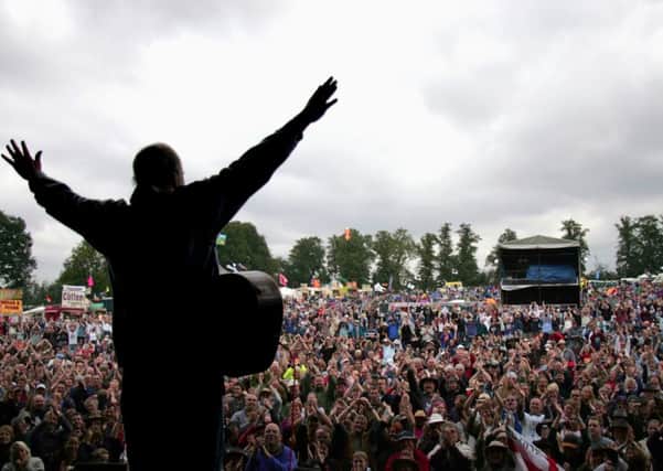 Fairport's Cropredy Convention from the stage