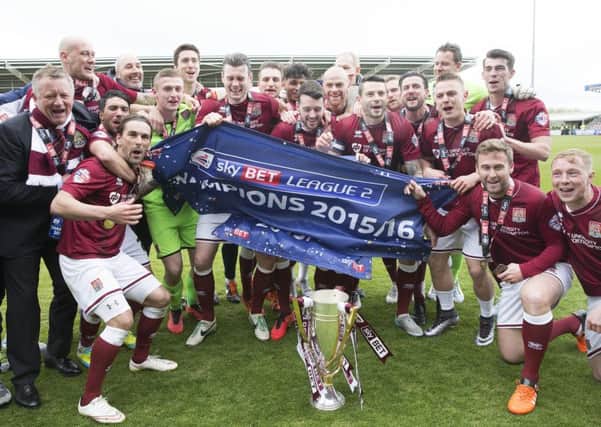 Cobblers cruised to the Sky Bet League Two title last season (picture: Kirsty Edmonds)