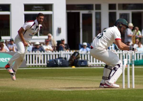 Ben Sanderson impressed for Northants again (picture: Peter Short)