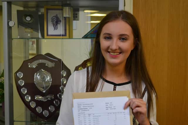Rhiannon Schut who achieved A*AA grades and will be going to Southampton University