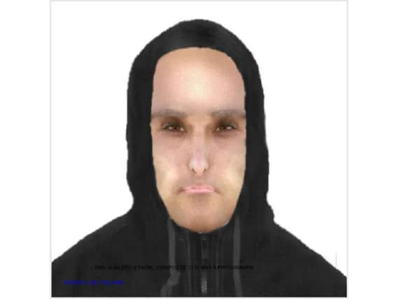 The E-fit of one of the suspects