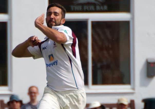 Ben Sanderson was in the wickets again, but Northants were beaten (picture: Peter Short)