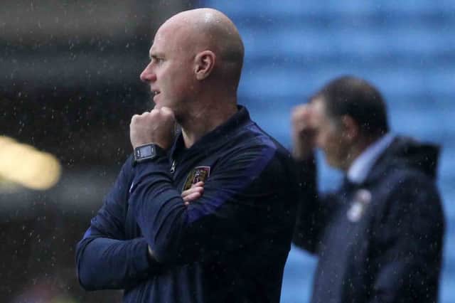 FRSUTRATING NIGHT - Cobblers boss Rob Page