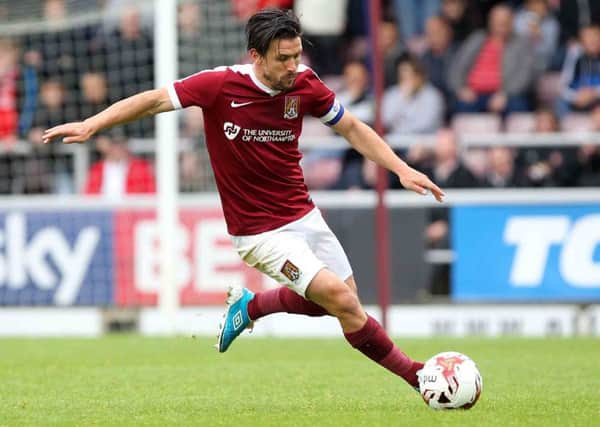 BIG NIGHT - Dave Buchanan is looking forward to the Cobblers' EFL Cup clash with Manchester United on Wednesday night