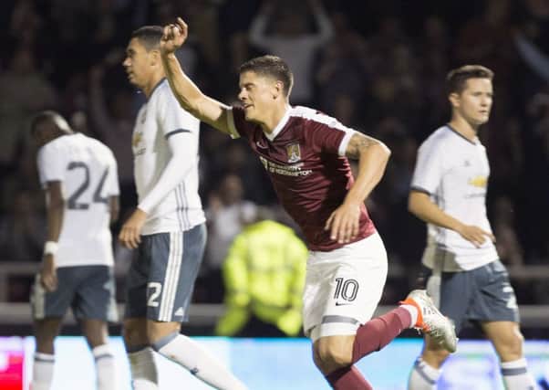 Alex Revell had levelled things up for Cobblers (picture: Kirsty Edmonds)