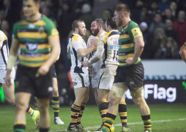 Wasps ran riot during the first half at the Gardens back in January (picture: Kirsty Edmonds)