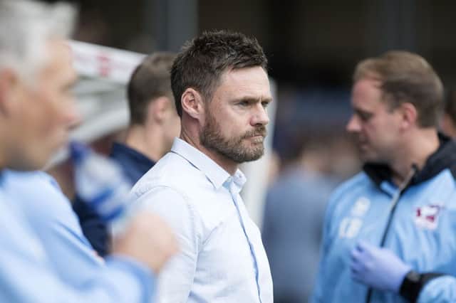 Graham Alexander felt his side deserved their half-time lead. Picture by Kirsty Edmonds