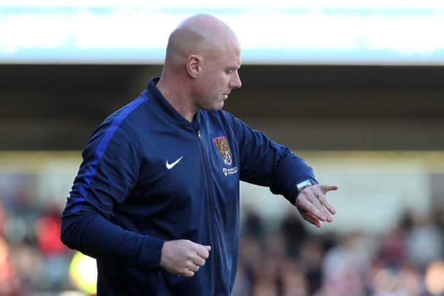 BAD DAY: It was an afternoon to forget for Rob Page. Picture by Sharon Lucey