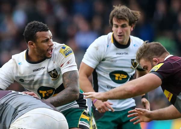 Courtney Lawes missed the clash with Montpellier due to a knee problem (picture: Kirsty Edmonds)