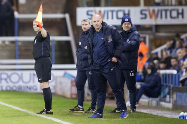 WORK TO DO: Rob Page must find a way to arrest his side's current slump to ease growing fears. Pictures: Kirsty Edmonds