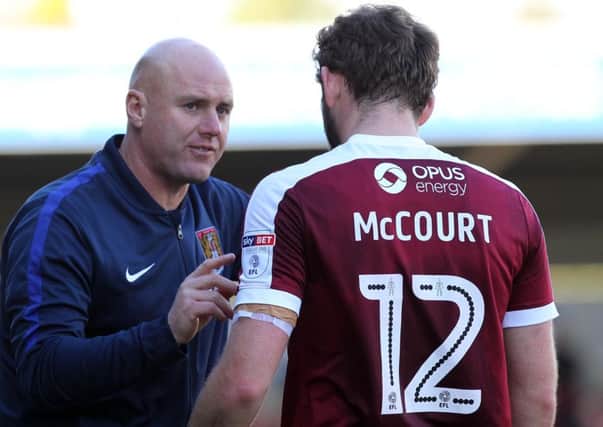 Rob Page is set to recall Jak McCourt for the weekend trip to Shrewsbury Town