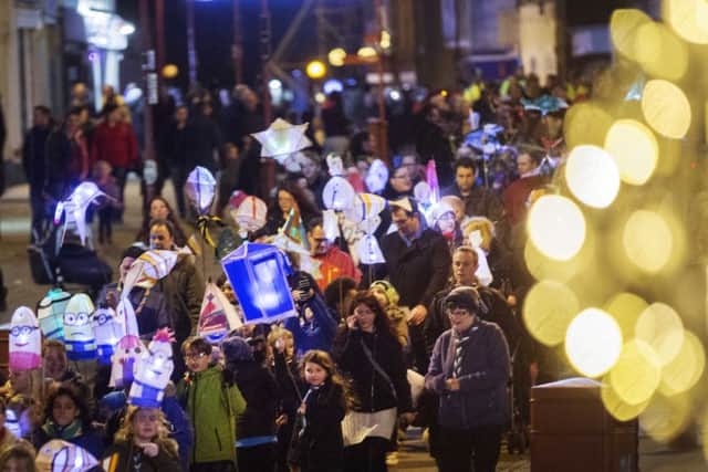 The 2015 Lantern Parade in Daventry