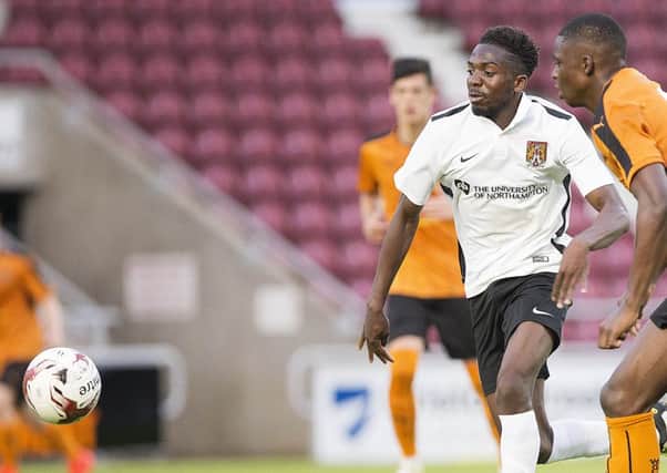 Emmanuel Sonupe was on target in the Cobblers Reserves' 3-2 friendly win over Cambridge United on Tuesday
