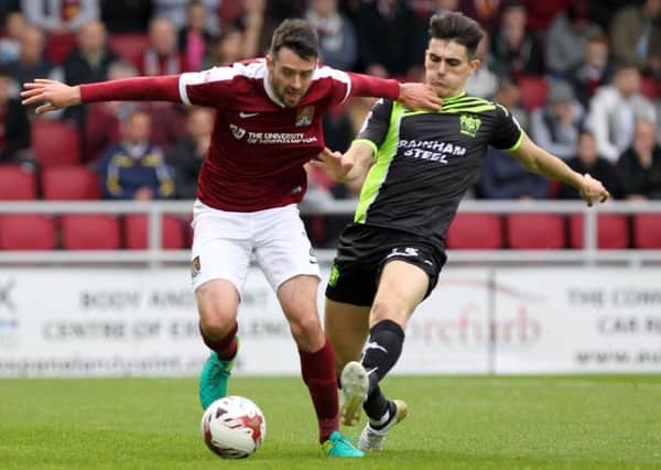 SIXFIELDS RETURN? - Brendan Moloney hasn't played since November, but could feature for the Cobblers this weekend