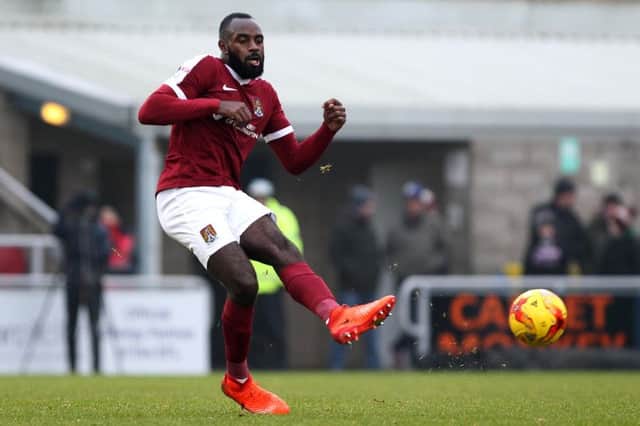 LEFT OUT: HIram Boateng failed to make the Cobblers squad on Saturday