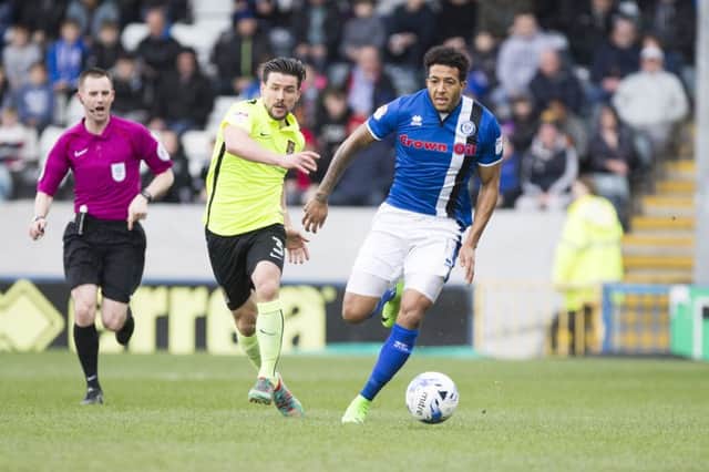 GOALSCORER: Nathaniel Mendez-Laing's fine finish put Dale ahead on Saturday. Pictures by Kirsty Edmonds