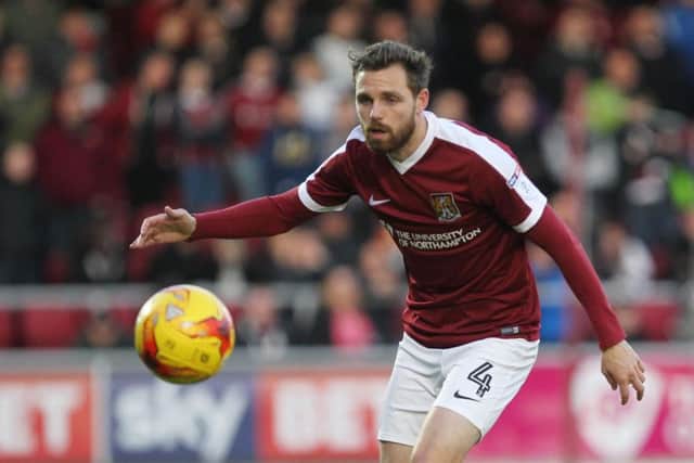 REGULAR: Paul Anderson has played 38 times for the Cobblers in his first season at the club