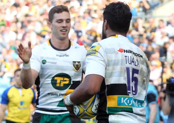 George North picked up an injury in training on Wednesday (picture: Sharon Lucey)
