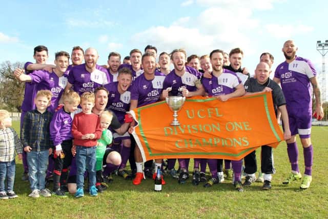 Daventry Town FC, United Counties League division one champions