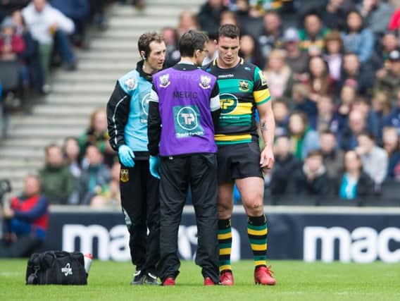 Louis Picamoles was forced off during the first half of Saints' defeat to Saracens on Sunday (picture: Kirsty Edmonds)