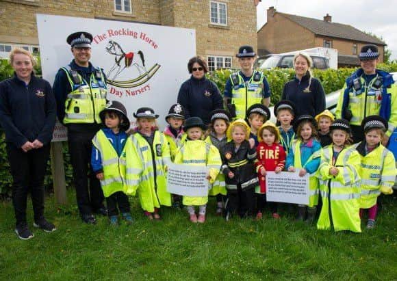 The toddlers from Rocking Horse Day Nursery