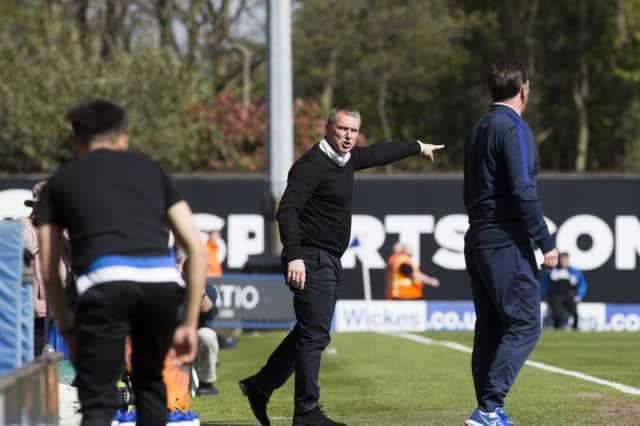 UNACCEPTABLE: Justin Edinburgh insists his side's poor performance in their 3-0 defeat at Bury will not be repeated on his watch. Picture by Kirsty Edmonds