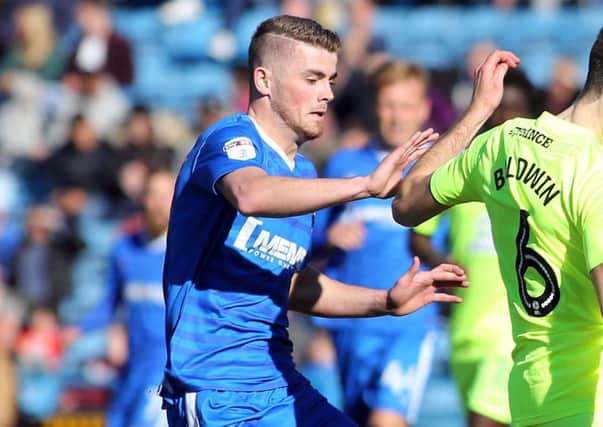 Gillingham striker Rory Donnelly has been suspended