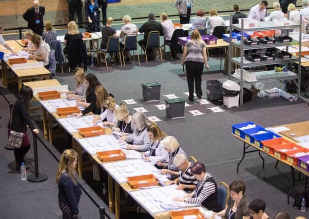 The count takes place from 2pm in Kettering