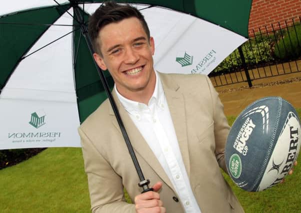 Northampton Saints player Jamie Elliott launching a new Â£600,000 community sports funding programme, where Persimmon are supporting clubs, charities, schools and individual athletes with Jamie is acting as a regional sporting ambassador.