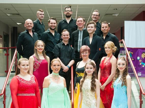 This year's contestants and professionals for Strictly Daventry 2017.