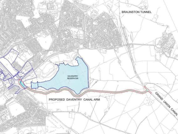 The Daventry Canal Arm proposal