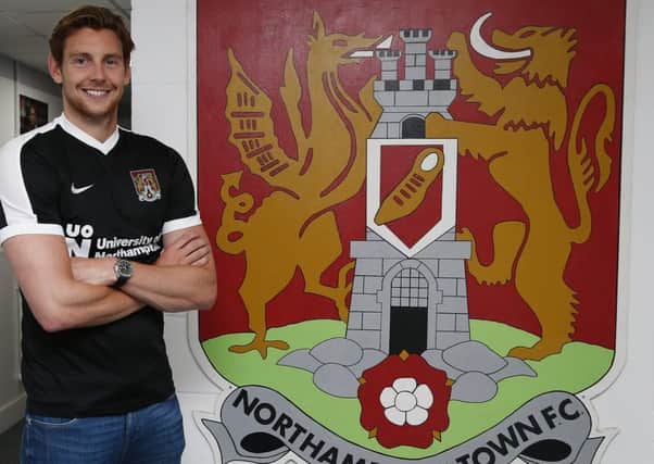 ALL SMILES - Ashton Taylor is delighted to have signed for the Cobblers (Picture: Pete Norton)