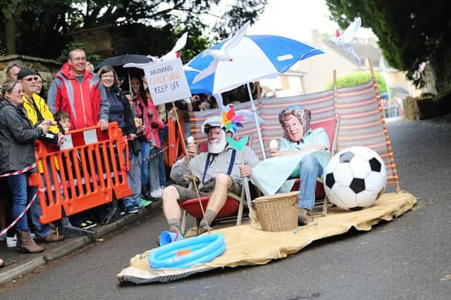 Where Seagulls Dare driven by Barry Hickman at last year's Welton Soapbox Derby
