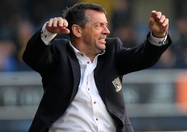 Southend United boss Phil Brown