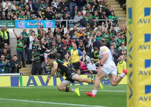 Tom Collins scored against Leicester last weekend (picture: Sharon Lucey)